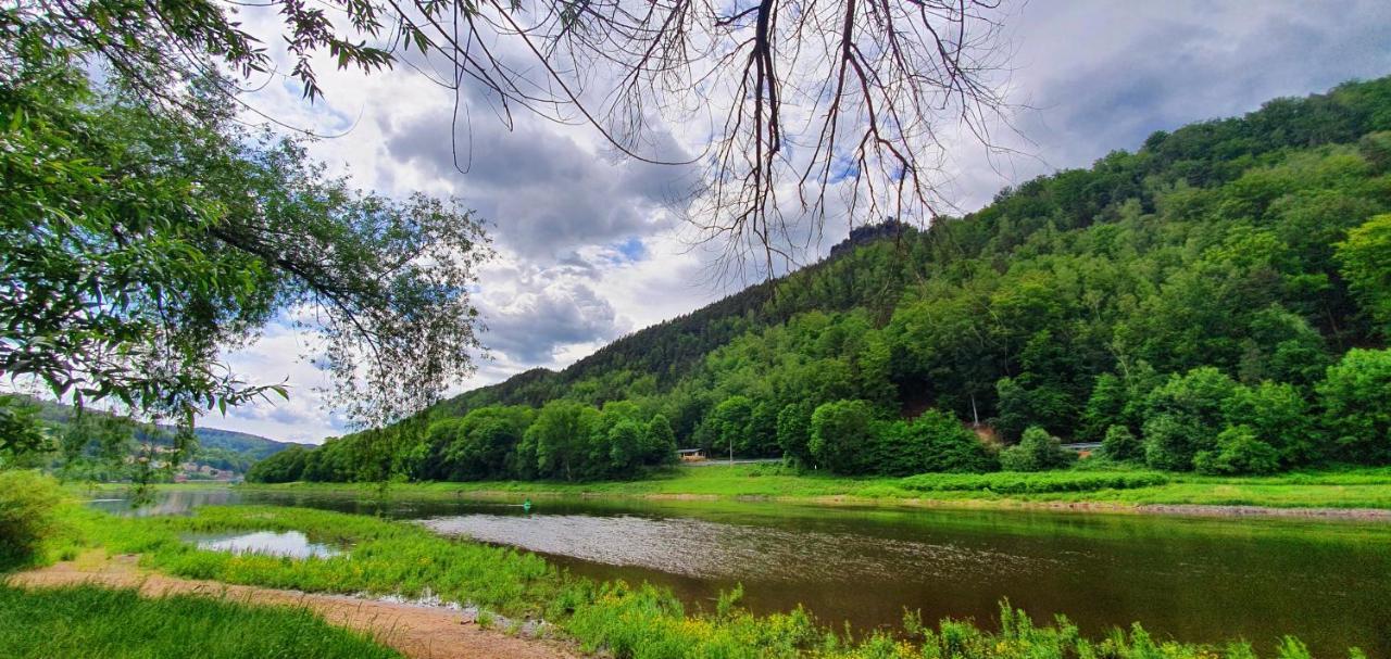 Pension Bomaetscher Prossen ภายนอก รูปภาพ